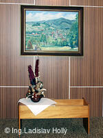 Muzeum - památník obce Rusava, obřadní místnost